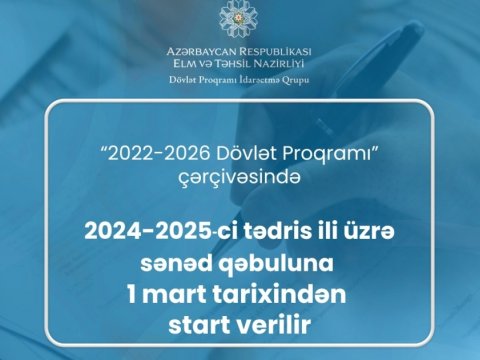 Dövlət hesabına xaricdə oxumaq istəyənlərin nəzərinə! - Qəbul BAŞLAYIR