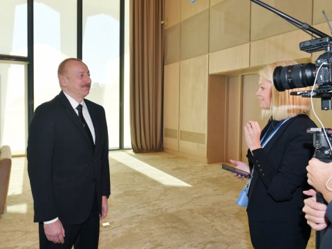 Xəzərin dayazlaşmasının şahidi oluruq - PREZİDENT