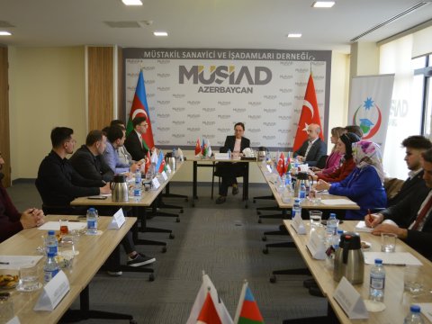 Türkiyə səfirliyinin təhsil müşaviri ilə görüş - FOTO