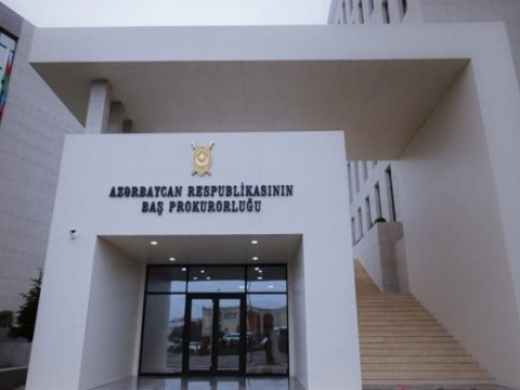 Baş Prokurorluq Gəncə İH ilə bağlı məlumat yaydı