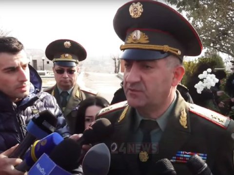 Ermənistan baş qərargah rəisi jurnalistin sualına \