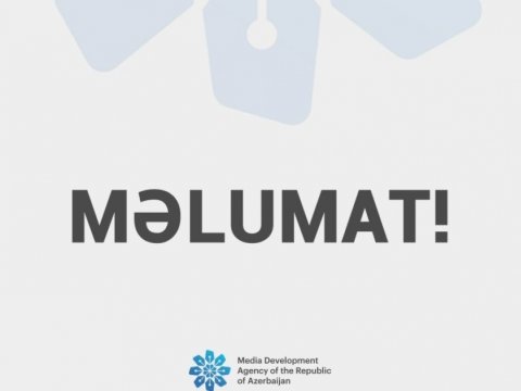 MEDİA Agentliyi “moderator.az”a xəbərdarlıq etdi
