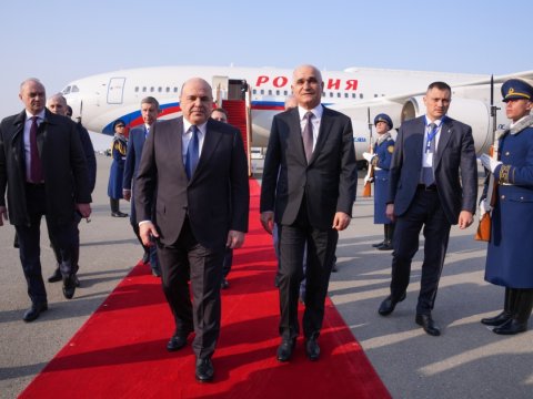 Mişustin Bakıya GƏLDİ - VİDEO