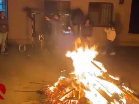 Xankəndidə Od çərşənbəsi qeyd olundu - VİDEO