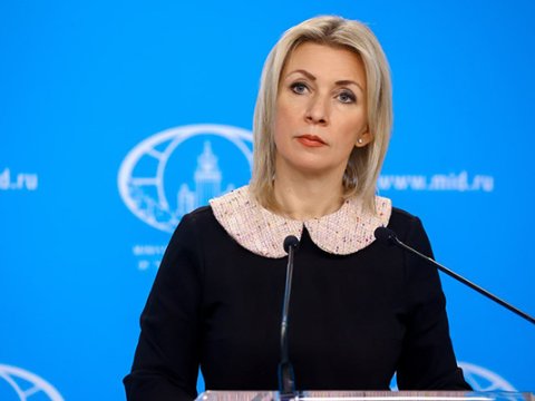 Zaxarova ona “Xarı Bülbül” nişanının verilməsindən danışdı