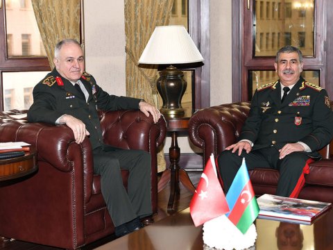 Zakir Həsənov Türkiyənin Baş Qərargah rəisi ilə görüşdü - FOTO