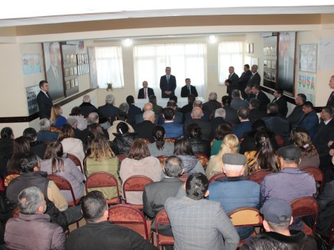 Goranboyun Əlirzalı kəndində səyyar qəbul keçirilib - FOTO