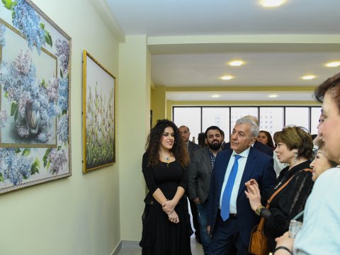 BMU-da “Bahar çiçəkləri” adlı fərdi yaradıcılıq sərgisi - FOTO