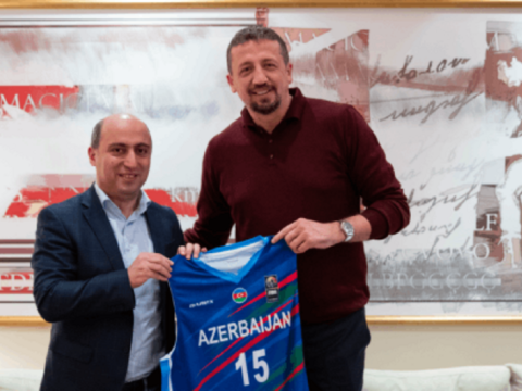Emin Əmrullayev Türkiyə Basketbol Federasiyasının prezidenti ilə görüşdü