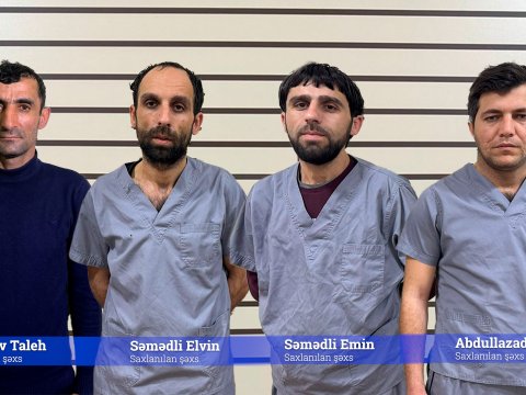 İcarəyə götürdükləri avtomobillə soyğunçuluq edən şəxslər tutuldu - VİDEO
