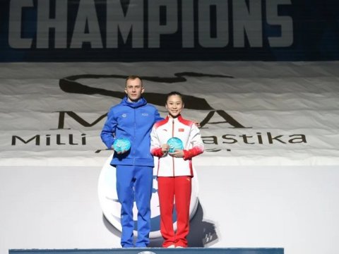Gimnastımız “AGF Trophy” kubokunu QAZANDI