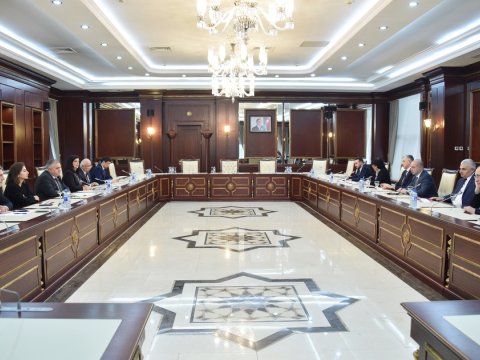 Gürcüstan parlamentinin komitə sədri Milli Məclisdə olub