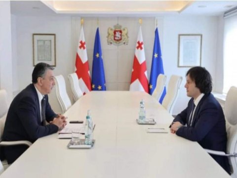Azərbaycan səfiri Kobaxidze ilə danışıqlar apardı 