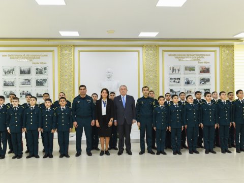 Misir Mərdanov DSX- nin Xüsusi məktəbində - FOTO