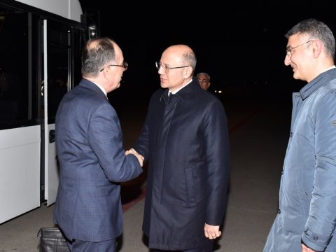 Albaniya Prezidenti Azərbaycana gəldi - FOTO