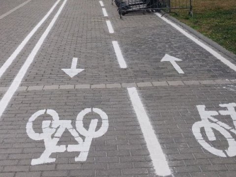 Dənizkənarı Bulvar ərazisində velosiped zolağları çəkilir - Rəsmi AÇIQLAMA