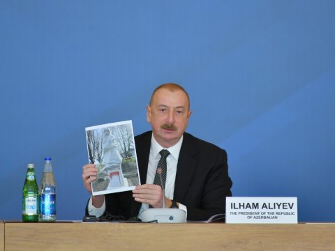 Prezident Fransanın ölkəmizə qarşı qərəzli mövqeyindən DANIŞDI