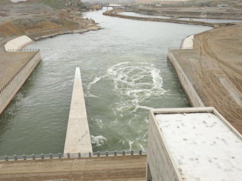 “Xudafərin” və “Qız qalası” hidroqovşaqlarının tikintisi yekunlaşır - FOTO