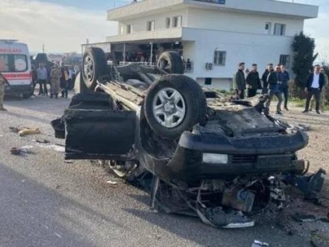 Ərdoğanın kortejində qəzaya düşən daha bir polis ÖLDÜ