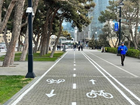 Mikromobillik üçün infrastrukturun yaradılmasına başlanıldı - FOTO
