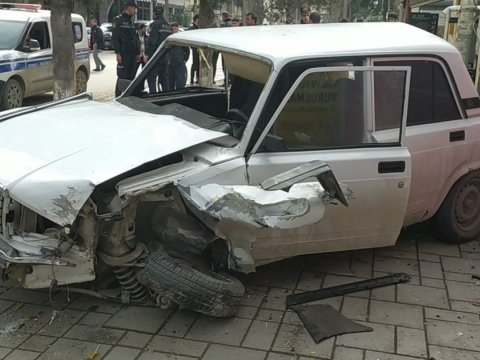 Xaçmazda qəza - Yaralanan var