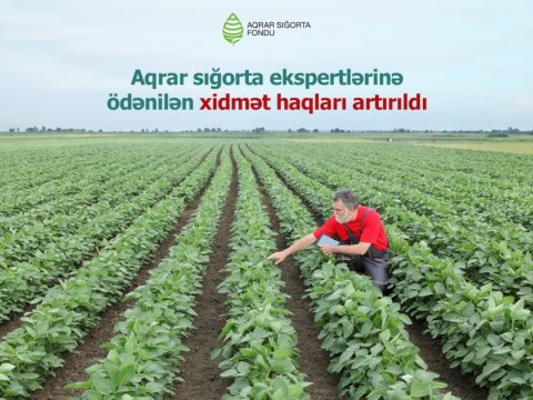 Aqrar sığorta ekspertlərinə ödənilən xidmət haqları artırılıb