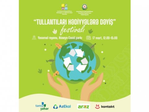 “Tullantıları hədiyyələrə dəyiş” festivalı keçiriləcək