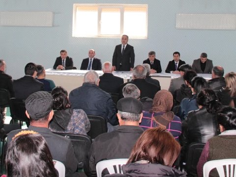 Goranboyun Nərimanlı kəndində səyyar qəbul keçirilib - FOTO