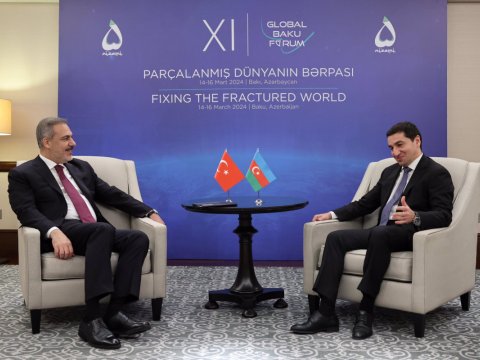 Hakan Fidan Hikmət Hacıyevlə görüşdü