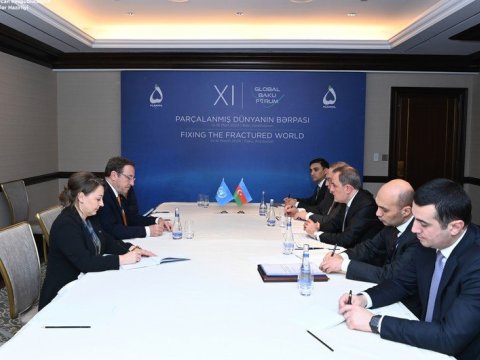 Ceyhun Bayramov BMT rəsmisinə ərazilərimizin minalanmasından danışdı