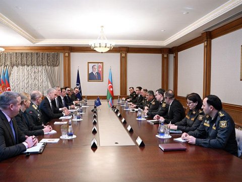 Zakir Həsənov NATO Baş katibinə sərhəddəki vəziyyətdən danışdı - VİDEO