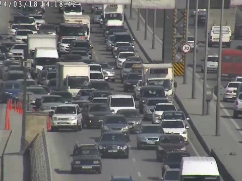 Heydər Əliyev prospektində qəza - FOTO