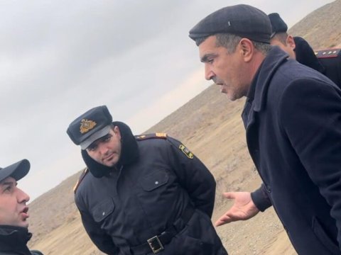 Yevlaxda torpaq icarədarına maneçilik törədənlərə cinayət işi açılıb