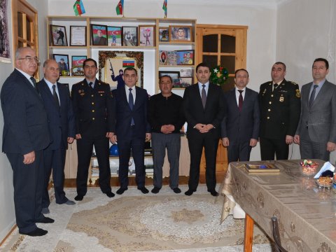 Neftçalada Novruz bayramında şəhid ailələri ziyarət olundu - FOTO
