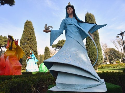 Bülvarda novruz ab-havası - FOTOLAR
