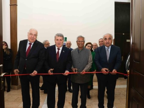 UNEC-də Nobel Sülh mükafatçısının adına mərkəz açıldı - FOTOLAR