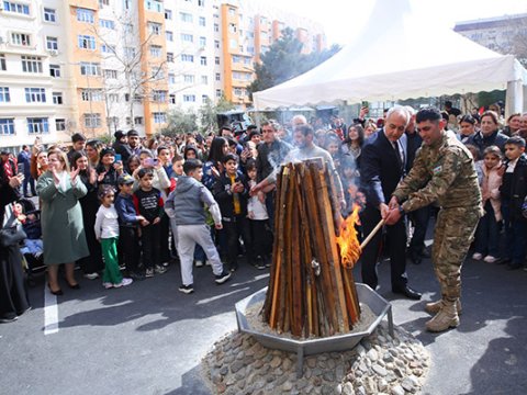 Binəqədidə bayram ab-havası - FOTOLAR