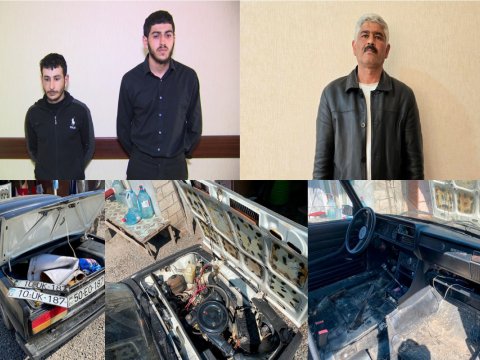 Bakıda oğurladıqları maşını Ağcabədiyə aparan şəxslər saxlanıldı