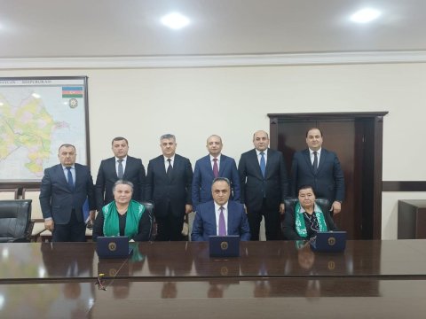 Goranboyda “Heydər Əliyevin 100 illiyi” yubiley medalı sahiblərinə təqdim olundu