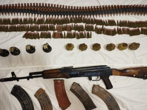Xankəndidə yenə silah-sursat tapıldı