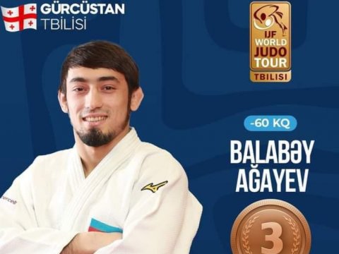 Cüdoçumuz Tbilisidə bürünc medal qazandı
