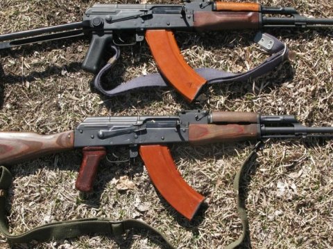 Xankəndidə avtomat və qumbaralar aşkarlandı