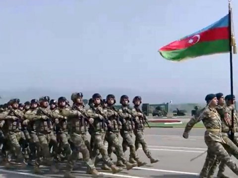 Hərbçilərimizin Pakistanda iştirak etdiyi paraddan VİDEO