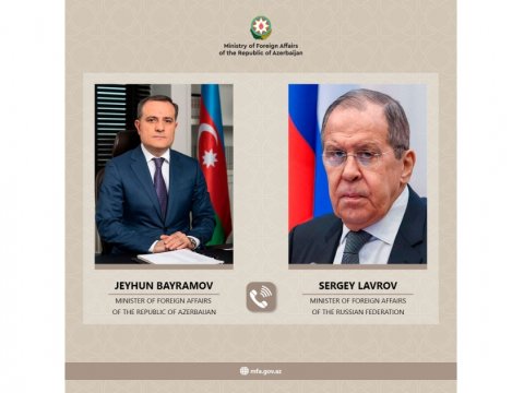 Ceyhun Bayramov Lavrovla DANIŞDI