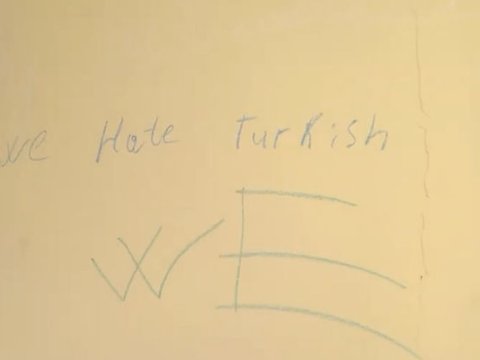 Xankəndidə türklərə qarşı nifrət yazıları - VİDEO