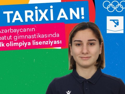 Daha bir idmançımız Paris olimpiadasına gedir 