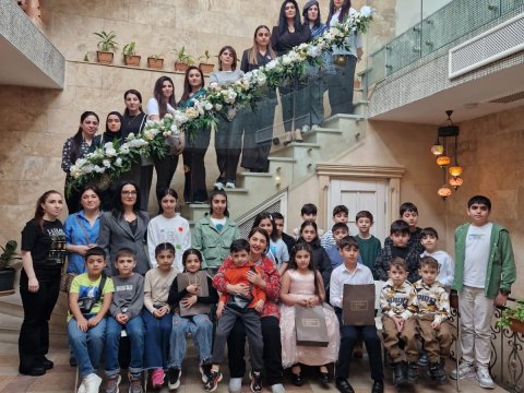“Ədibin evi”ndə Qarabağ qəhrəmanları övladlarının bahar görüşü - FOTOLAR