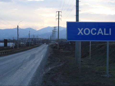 Xocalı şəhərində Şəhidlər Xiyabanı salınır