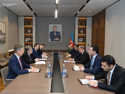 Ceyhun Bayramov Pavel Knyazevi qəbul etdi - FOTO