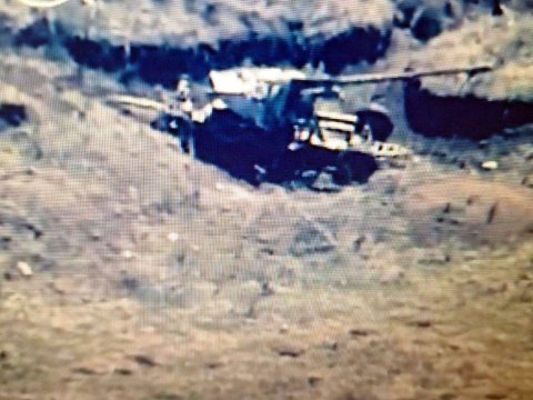 Kəlbəcər və Ağdərədə Ermənistana məxsus artilleriya qurğuları - FOTO